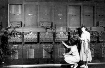 ENIAC のプログラム変更作業